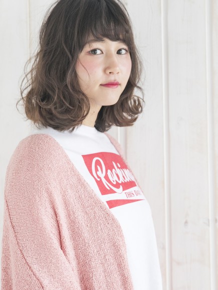 ゆるふわシフォンボブ