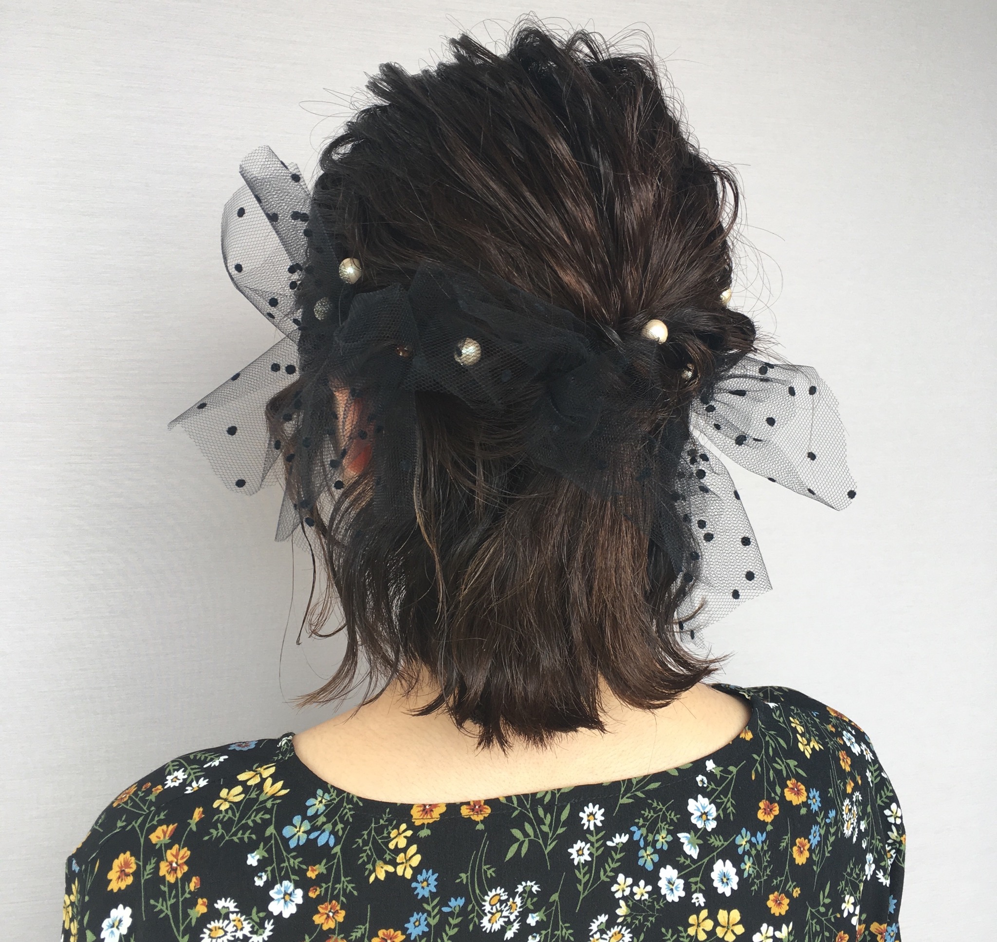 手作りヘアアクセ